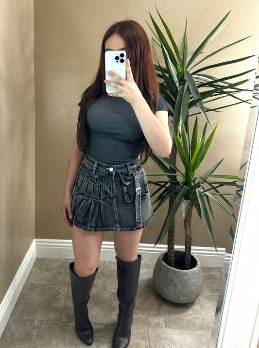 Black Skort